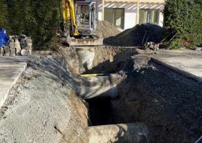 Erstellen eines Hausanschlusses im Straßenbereich für EFH in Garmisch-Partenkirchen
