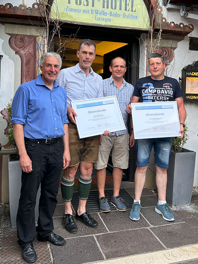 Firmenjubiläum bei Raggl Bau in Oberammergau